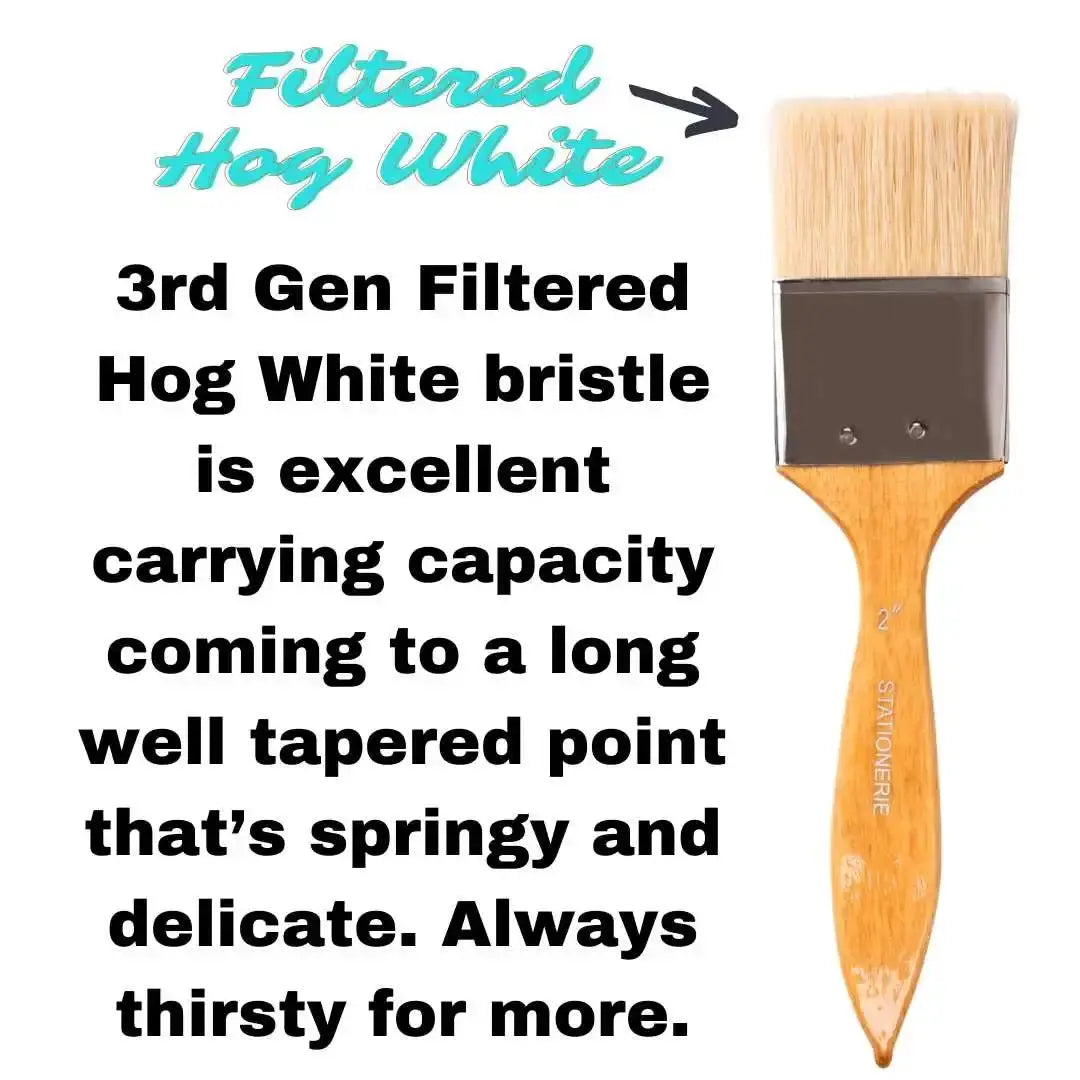 Stationerie Hog Wash Inch Brush Set Of 3 Stationerie